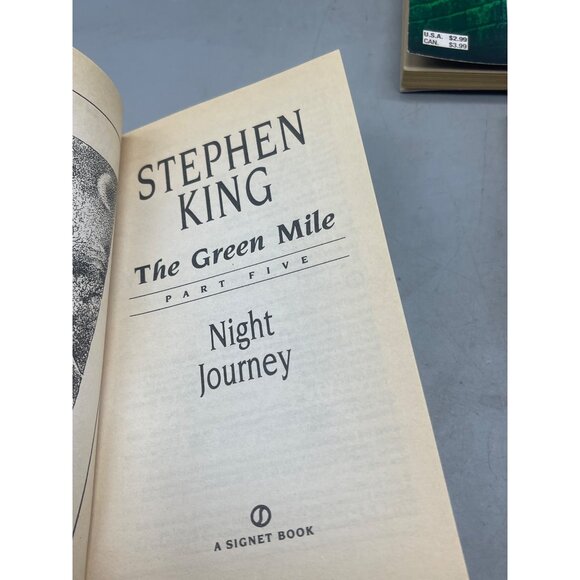The green mile books Stephen King paperback 1996 English 3 books READ - Picture 6 of 11